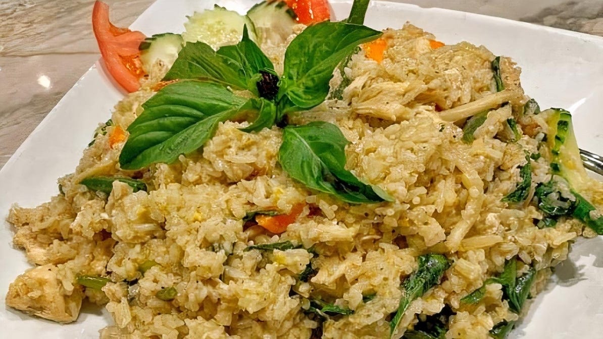 Green Curry Fried Rice.