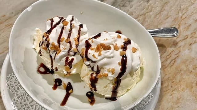 Coconut ice cream.