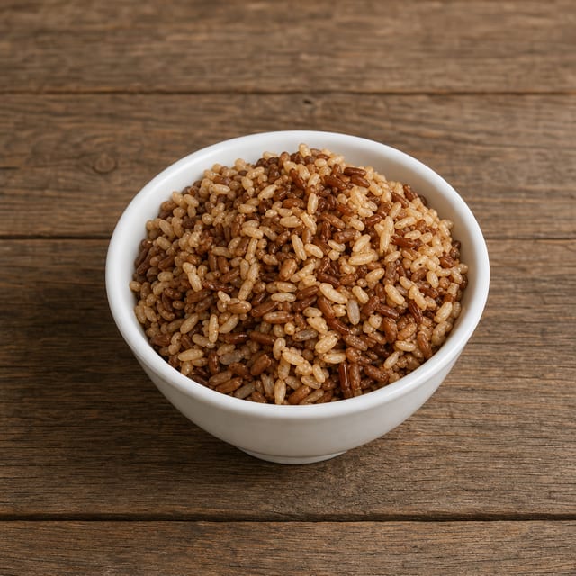 Steamed Brown Rice.