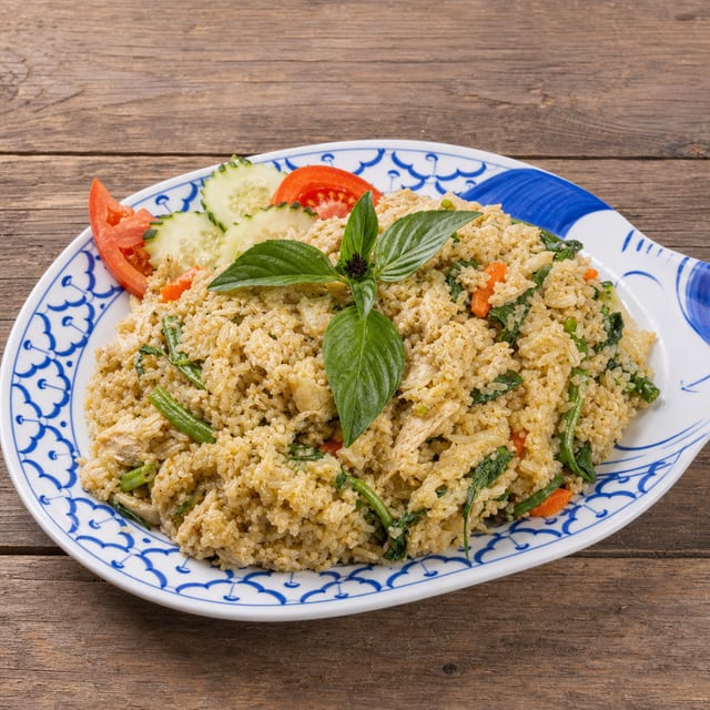 R4 Green Curry Fried Rice.