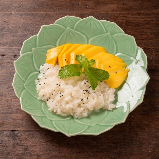 Sweet Sticky Rice w/Mango.