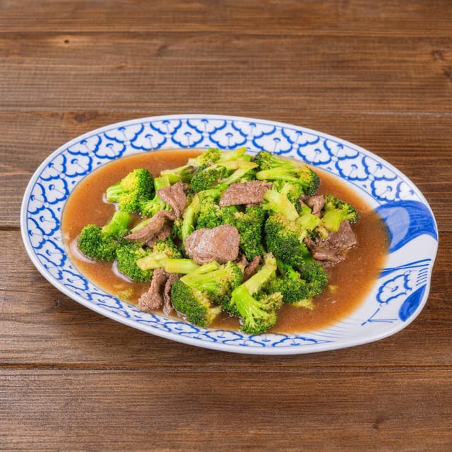 Lunch S4 Broccoli w/Oyster Sauce.